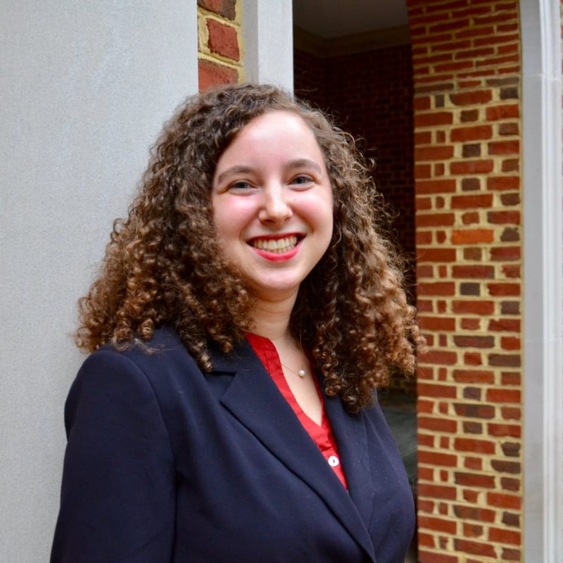 Wendy Wrobel, a Global Justice Student Staff member.